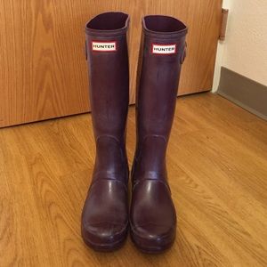Maroon/Plum Hunter Boots